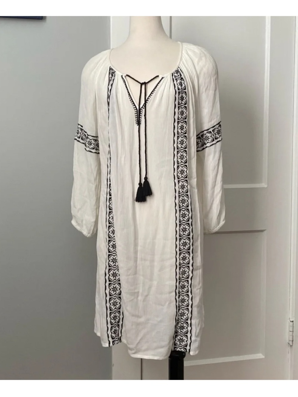 Vintage Lucky Boho Lightweight Embroidered Dress